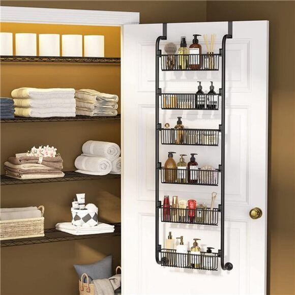 6-Tier Over the Door Pantry Organizer (6x4.72